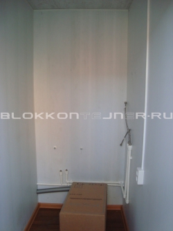Блок-контейнер 6м туалет с двускатной кровлей, г.Липецк в Аркадаке