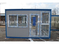 Блок-контейнер 4м, проходная, г.Ставрополь в Аркадаке